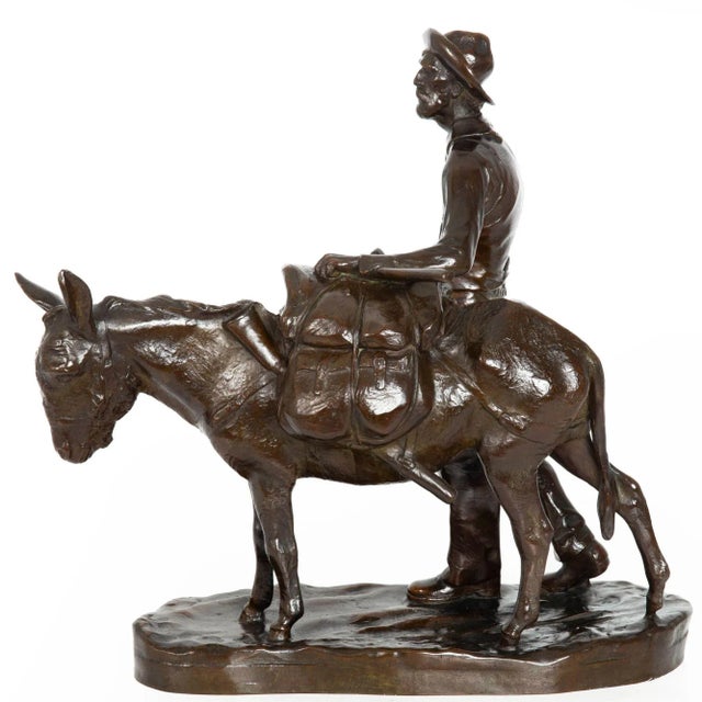 Realism Rare American Western Sculpture “Desert Rat” (1928) by J. Clinton Shepherd For Sale - Image 3 of 12