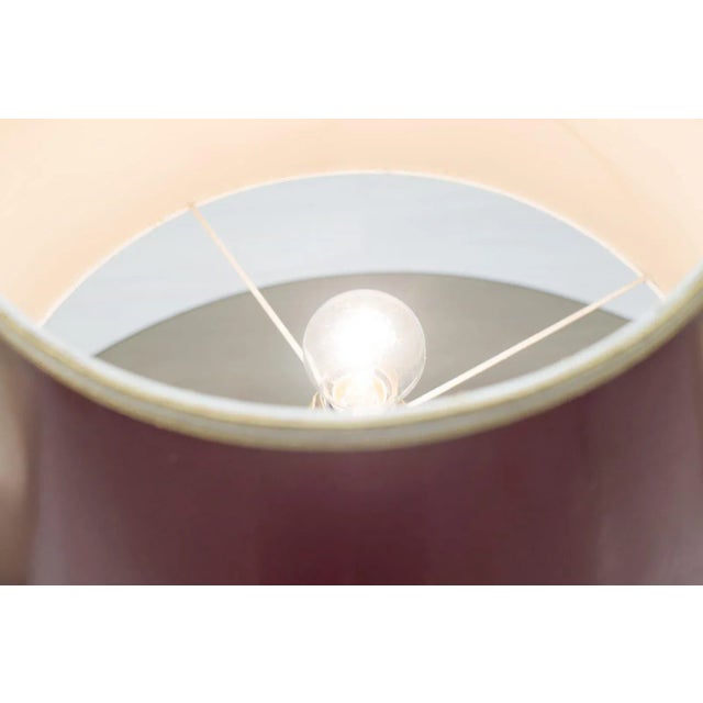 White Ceramic Table Lamp with 2 Parrots, 1960s For Sale - Image 10 of 11