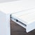 White Cb2 Runway Modern White Desk With Two Drawers – Minimalist Home Office Desk For Sale - Image 8 of 8