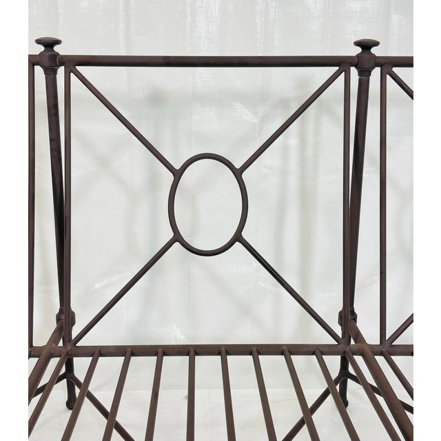 Stunning Aluminum Outdoor Sofa by Restoration Hardware, Modern Seating For Sale - Image 12 of 18