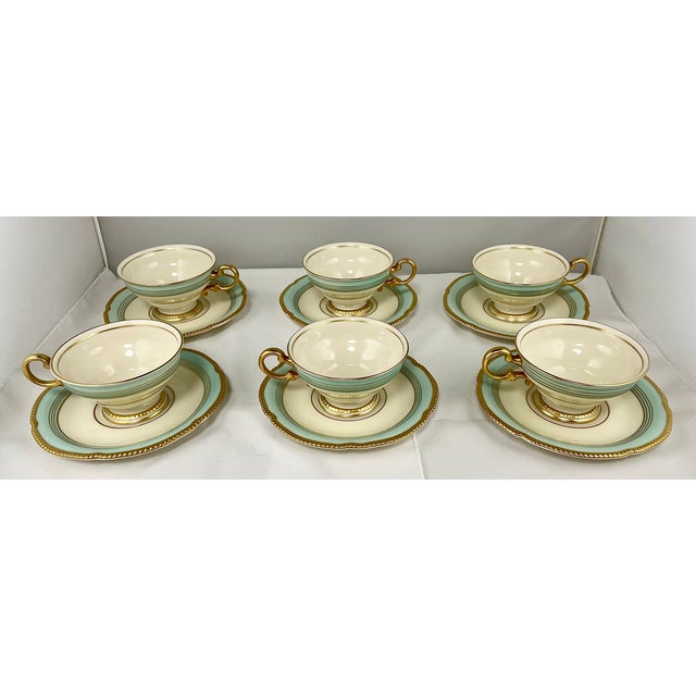 Vintage Castleton China Made in Usa Tremont Dinnerware Set for 12 1950-1962- 60 Pieces For Sale - Image 15 of 16