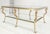 Silver Gilt Metal Glass Top Two Tier Eagle & Claw Motive Rectangle Coffee Table For Sale - Image 9 of 12