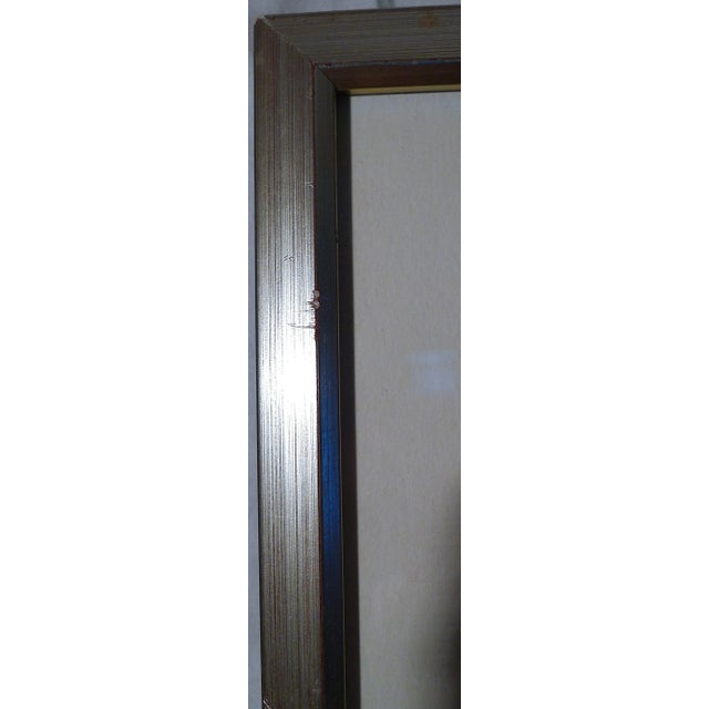 Glass 1980s "Skating in Central Park" Artist Proof Lithograph by Fanch Ledan, Framed For Sale - Image 7 of 8