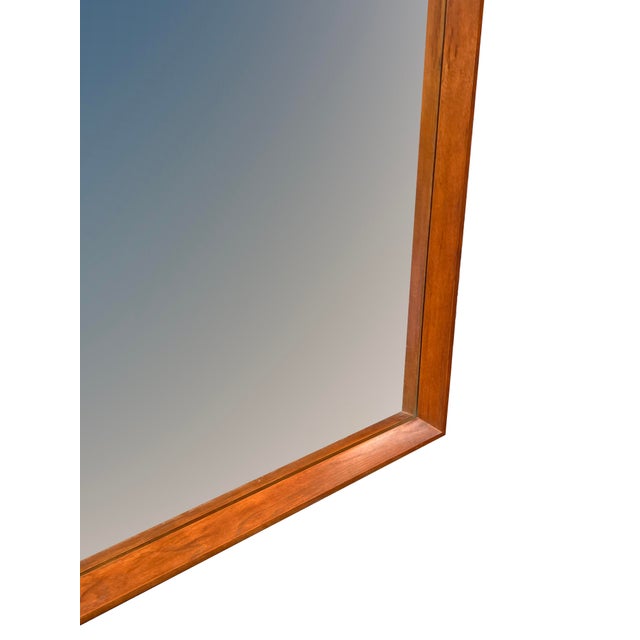 1960s Vintage Mid Century Modern Designer Wall Mirror For Sale - Image 5 of 7