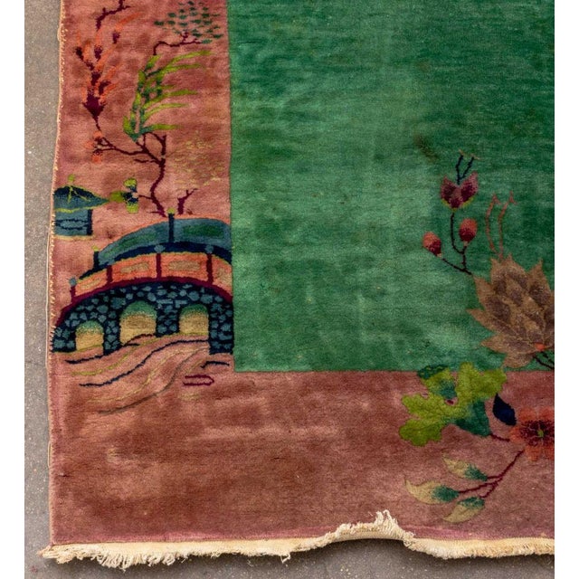 Art Deco Nichols Chinese Art Deco Carpet, 9' 10" X 7' 9" For Sale - Image 3 of 6