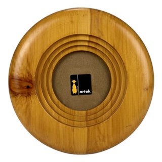 Mid-Century Modern Round Pine Picture Frame by Alvar Aalto for Artek, 1970s For Sale