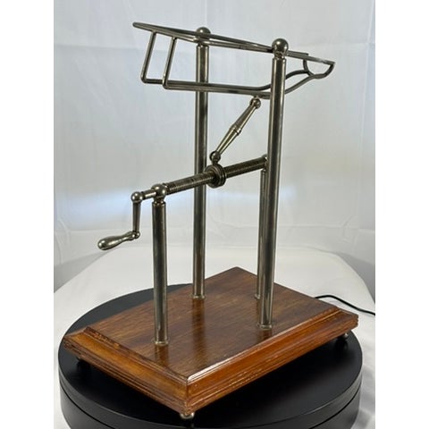 Vintage Mechanical Wine Server Pourer With Presentation Pouring Stand For Sale - Image 11 of 17