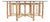 McGuire Organic Modern Octagonal Blonde Bamboo Dining Table For Sale