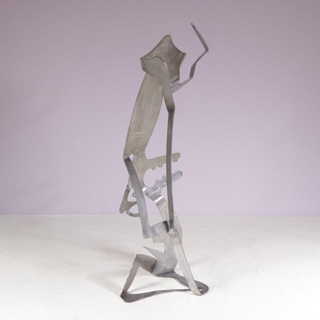 2000 - 2009 Guido Hafner, Mensch Mit Mensch (Human with Human), 1990s, Metal For Sale - Image 5 of 16