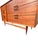 Vintage Mid Century Modern Credenza Cabinet or Dresser in Danish Style For Sale - Image 4 of 9