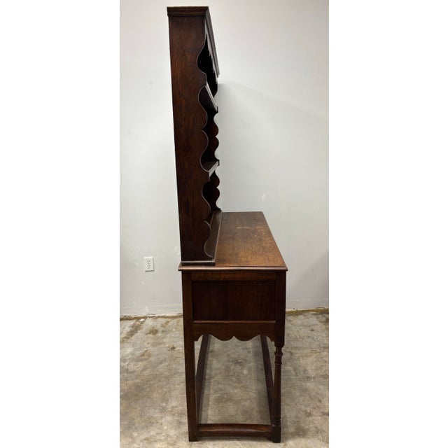 Early 20th Century Early 20th Century English Oak Dresser For Sale - Image 5 of 6