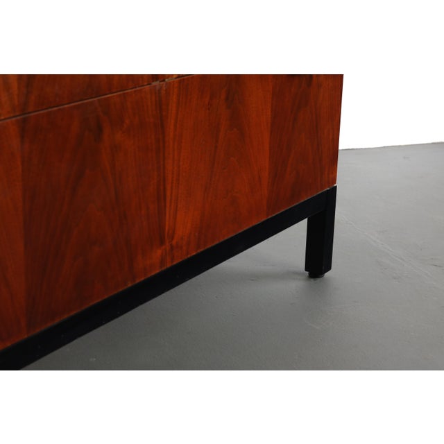 Directional Tall Milo Baughman for Directional Dresser In Walnut For Sale - Image 4 of 8