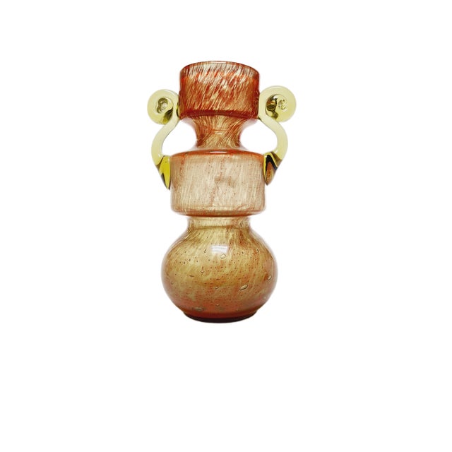 Postmodern Vase from Łysa Góra Glassworks, Poland, 1970s, in Very Good conditions. Designed 1970 to 1979 I have official...
