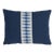 Schumacher x Mary McDonald Backgammon Tape Pillow in Marine For Sale