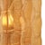 Metal Murano Glass Light Tobacco Sconces For Sale - Image 7 of 9