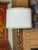 1960s Hollywood Regency Brass Floor Lamp with Shade For Sale - Image 12 of 14