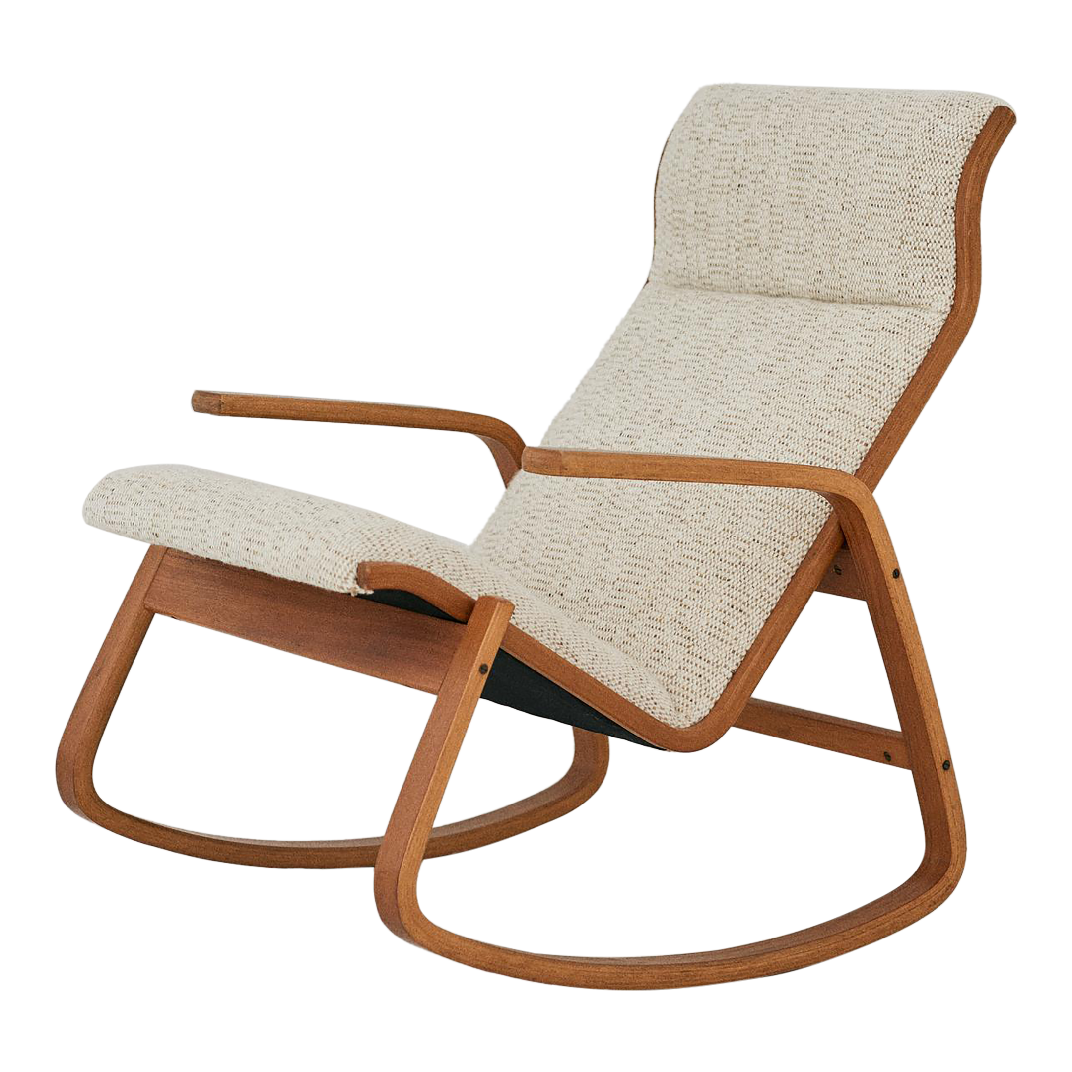 Westnofa Norway Ingmar Relling Rocking Chair 1970s Vintage, Mid