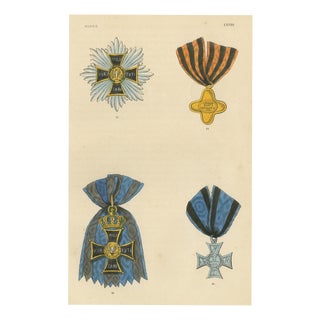 Orders of Russia, 1844, Paper For Sale