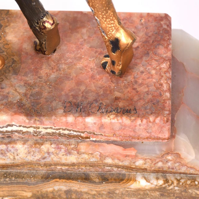 Elegant Dancing Couple Sculpture on Polished Marble Base – Classic Figural Art Statue For Sale - Image 9 of 14