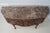 Henredon Chestnut Finish Demilune Marble Top Sideboard For Sale In Philadelphia - Image 6 of 18