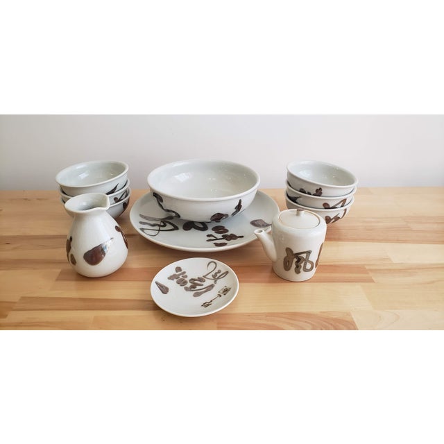 Japanese Bowls and Serving Pieces - Set of 11 For Sale - Image 9 of 9