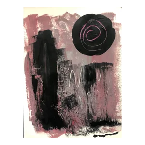 1980s Abstract Expressionist Painting