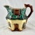 Cream Warrilow and Cope, 19th C. English Staffordshire Majolica Country Cottage Jug For Sale - Image 8 of 8