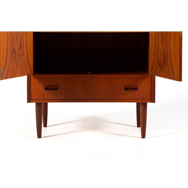 Vintage Danish Teak Cabinet with Drawer, 1960s For Sale - Image 6 of 13