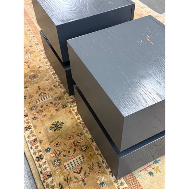 Lawson-Fenning Stacked Box Nightstands, Pair For Sale In San Francisco - Image 6 of 12