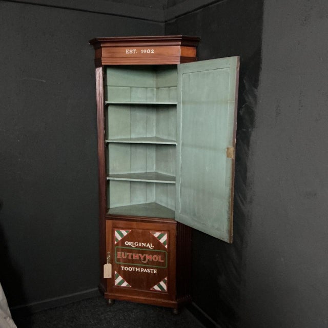 Wooden Corner Cupboard, 1905, in Very Good conditions. Designed 1890 to 1919
