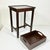 1990s Vintage Chippendale Hollywood Regency Deep Tray Drinks Table For Sale - Image 14 of 15
