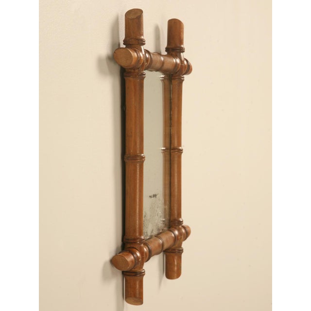 Original 19th Century Continental Bamboo Framed Mirror. Found in France on a recent excursion, we just had to have it....