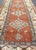 Early 20th Century Antique Persian Searpi Runner With Geometric Medallions in Orange, Blue, Ivory 3'2 X 13'10 For Sale - Image 5 of 14