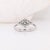 Blue Diamond Ring With Earth Mined Diamond Accents: Solid 14k Gold, Round 4mm, Size 6.75 For Sale - Image 11 of 11