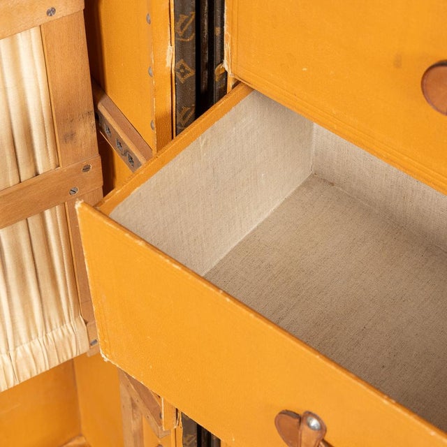 Wardrobe Trunk in Monogram Canvas from Louis Vuitton, France, 1950s For Sale - Image 17 of 18