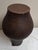German Handmade Brown Ceramic Handle Vase, 1970s For Sale - Image 4 of 6
