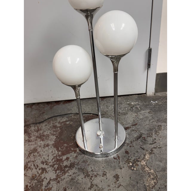 Metal In Style of Targetti Sankey Space Age Table Lamp, Circa 1970's For Sale - Image 7 of 12