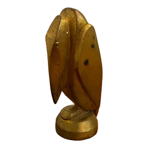 Brass Cubist Pelican Sculpture Topper by g.h Laurent France