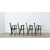 Late 20th Century Italian Vintage Set of Four Ebonized Upholstered Armchairs For Sale - Image 4 of 13