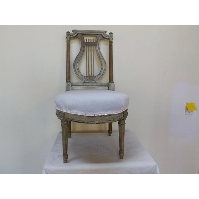 Antique French Slipper Chair For Sale In San Antonio - Image 6 of 6