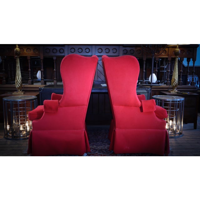 Hepplewhite Style Highback Wingback Armchairs from Polo Ralph Lauren, 1987 For Sale - Image 10 of 18
