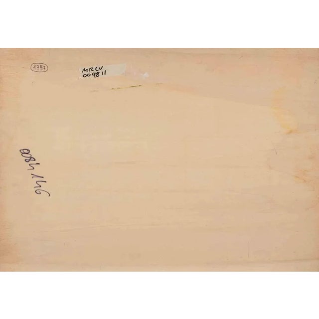 Alessio Paternesi, Couple at the Park, Oil on Panel, 1990s For Sale - Image 4 of 5