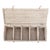 Boho Chic Artifacts Rattan 5 Section Tea Box with Lid in White For Sale - Image 3 of 4