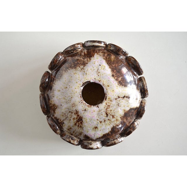 Brutalist East German Studio Ceramic Vase from KTU Unterstab, 1960s For Sale - Image 3 of 7