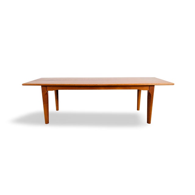 Mid-Century Modern Danish Oak Coffee Table For Sale - Image 9 of 9