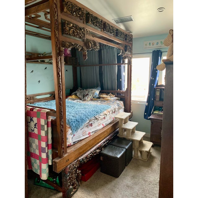 Late 18th-Early 19th Century Chinese Marriage Bed For Sale In San Diego - Image 6 of 16