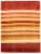 Textile Vintage Gabbeh Handmade Orange Stripes Wool Rug For Sale - Image 7 of 7