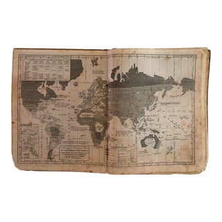 1821 Woodbridge Thematic World Map For Sale