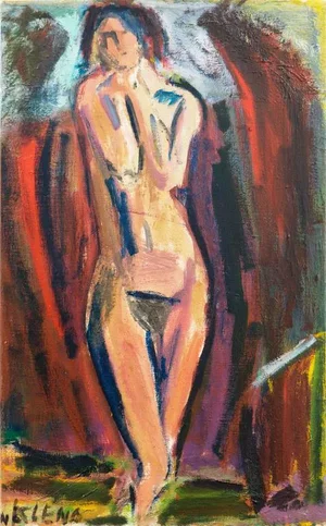 'Standing Nude' by Evgenij Klenø