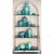 This curated 20 piece vintage turquoise ceramic collection features a stunning spectrum of mint, teal, and jade colored...